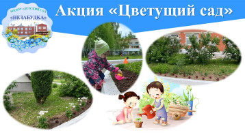 Акция "Цветущий сад" Акция "Цветущий сад".